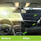 Car Sun Shade Retractable Aluminum-Lined UV Blocking Suction Cups