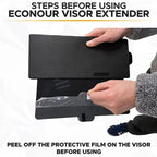 Car Sun Visor Polarized Anti-Glare Clip-On & Adjustable