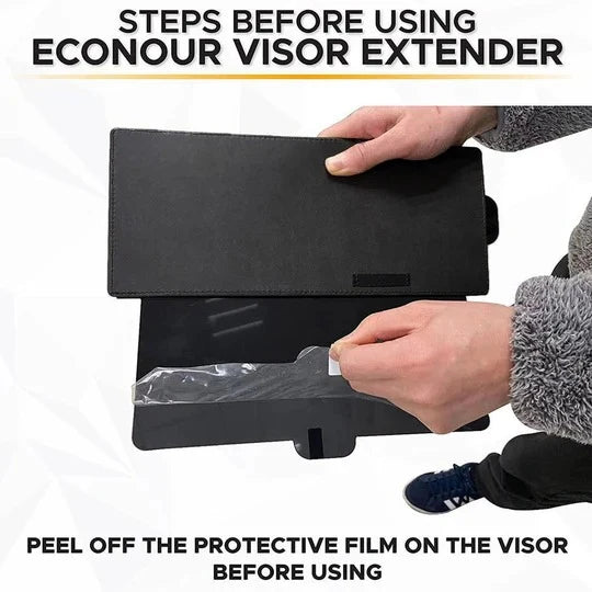 Car Sun Visor Polarized Anti-Glare Clip-On & Adjustable