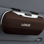 Car Sunglasses Case Sun Visor Clip One-Hand Access