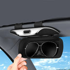 Car Sunglasses Case Sun Visor Clip One-Hand Access