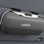 Car Sunglasses Case Sun Visor Clip One-Hand Access