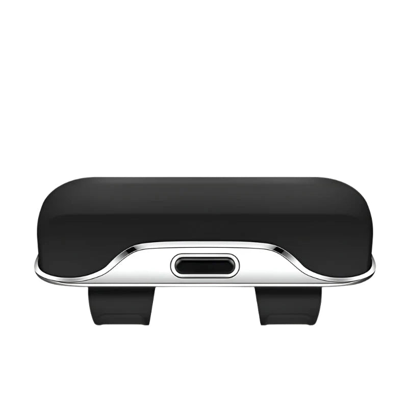 Car Sunglasses Holder Clip-On Microfiber Lined One-Hand Access