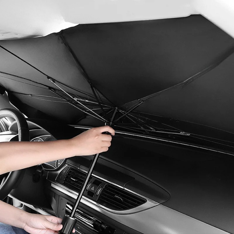 Car Sunshade Umbrella Foldable Pop-Up Blocks Over 90% UV