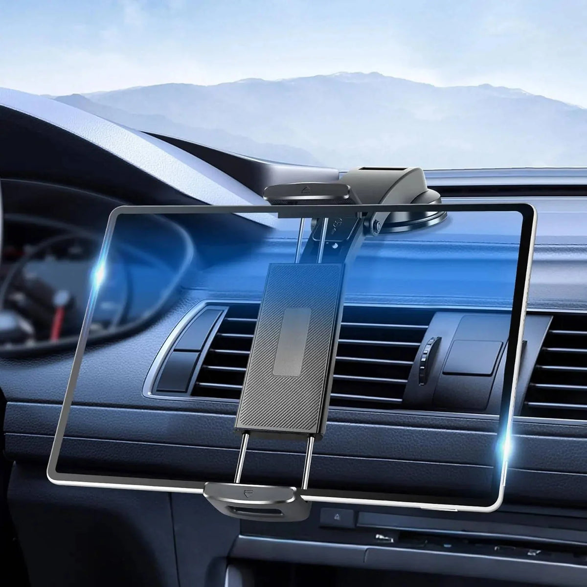 Car Tablet Mount 360 Degree Rotation Stainless Steel