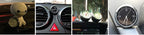Car Thermometer Glass Mirror Easy Install