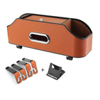 Car Tissue Box & Cup Holder Genuine Leather Compression-Resistant