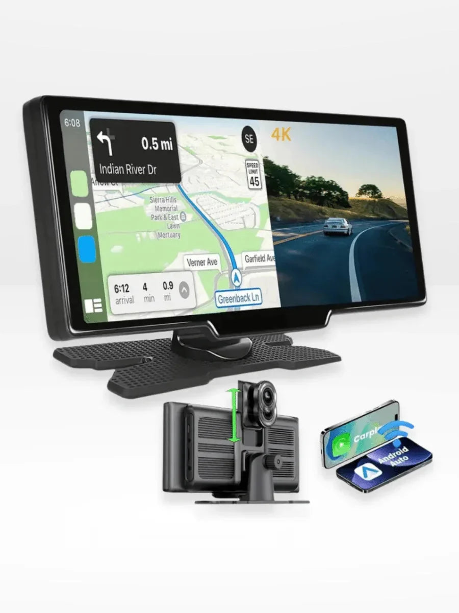 Car Touchscreen 10.26-Inch IPS Wireless CarPlay & Android Auto