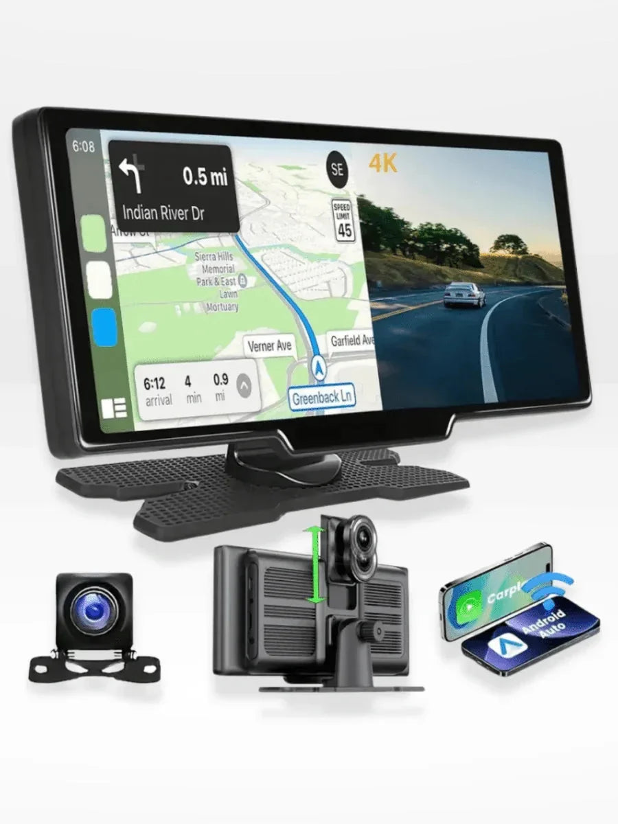 Car Touchscreen 10.26-Inch IPS Wireless CarPlay & Android Auto