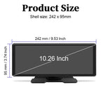 Car Touchscreen Stereo 10.26 Inch Wireless Pairing Backup Camera