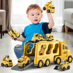 Car Transporter Playset Double-Deck Light & Music