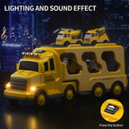 Car Transporter Playset Double-Deck Light & Music