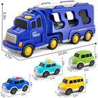 Car Transporter Playset Double-Deck Light & Music