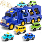 Car Transporter Playset Double-Deck Light & Music