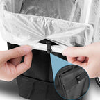 Car Trash Bin Collapsible Waterproof Nylon Adjustable Straps