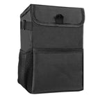 Car Trash Can Leak-Proof Concealing Lid & Adjustable Strap
