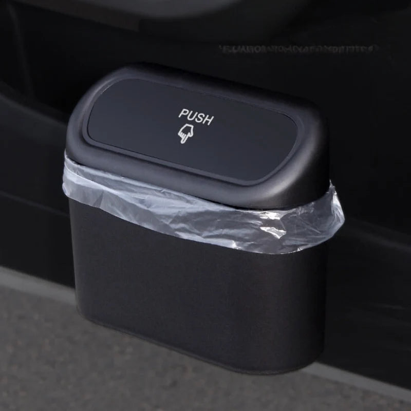 Car Trash Can Waterproof & Foldable Seat-Mounted