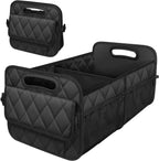 Car Trunk Organizer Foldable Adjustable Dividers Water-Resistant Polyester