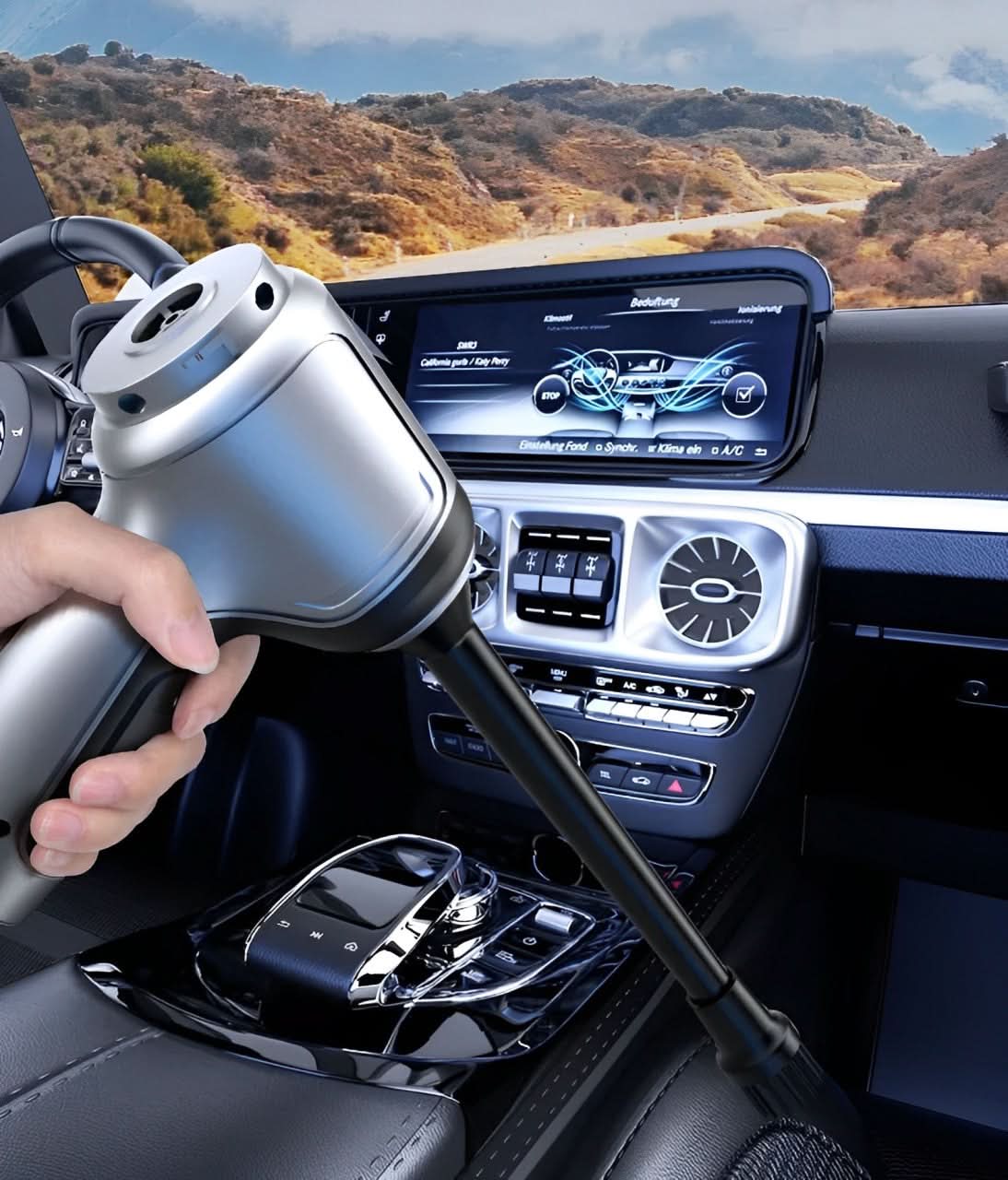 Car Vacuum Cleaner Cordless Brushless Handheld 4000mAh