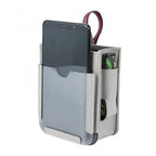 Car Vent Organizer Faux Leather Multi-Pocket Clear Phone Pocket