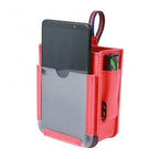 Car Vent Organizer Faux Leather Multi-Pocket Clear Phone Pocket