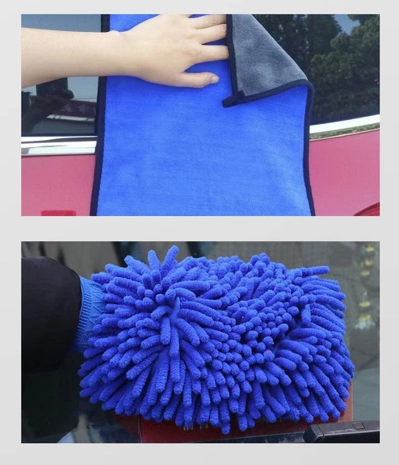 Car Wash Brush Set 26-Piece Soft Bristles