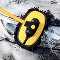 Car Wash Brush Telescopic Rotating Head & Microfiber Chenille