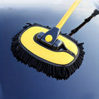 Car Wash Brush Telescopic Rotating Head & Microfiber Chenille