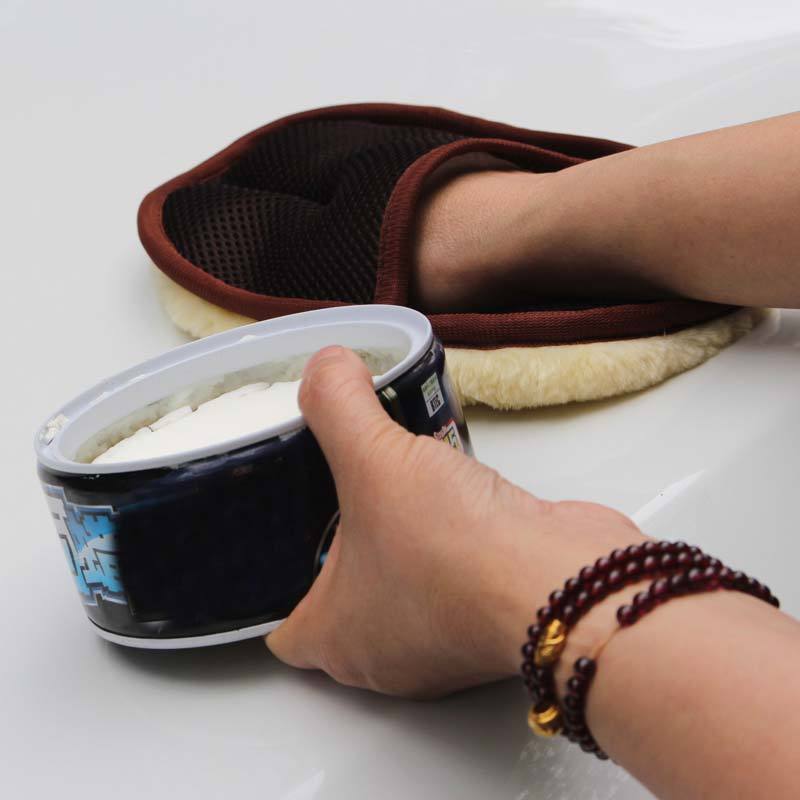 Car Wash Glove Plush Imitation Wool Elastic Sleeve Machine Washable