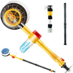 Car Wash Mitt Chenille Microfiber 360° Rotating Telescopic Handle