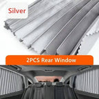 Car Window Shades Dual Panel Magnetic UV Blocking