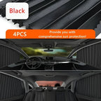 Car Window Shades Dual Panel Magnetic UV Blocking