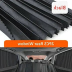 Car Window Shades Dual Panel Magnetic UV Blocking