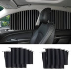 Car Window Shades Dual Panel Magnetic UV Blocking