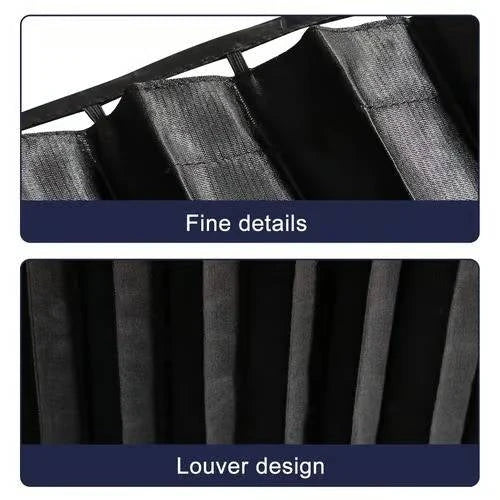 Car Window Shades Dual Panel Magnetic UV Blocking