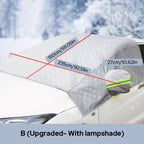 Car Windshield Cover All-Season Magnetic & Elastic Fit