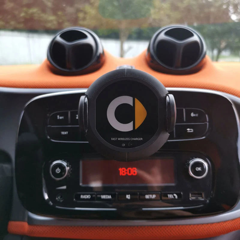 Car Wireless Charger Fast Qi Hands-Free Mount