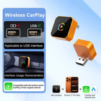 CarPlay Adapter Wireless Dual-Band Auto-Reconnect