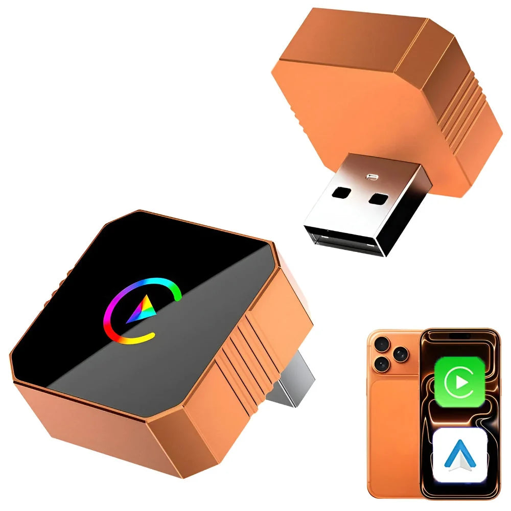 CarPlay Adapter Wireless Dual-Band USB & USB-C