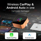 CarPlay Adapter Wireless Dual-Band USB & USB-C