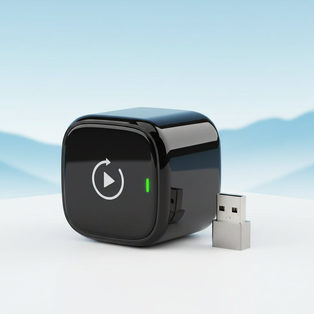 CarPlay & Android Auto Adapter Wireless 5GHz Plug-and-Play USB-C