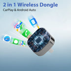 CarPlay & Android Auto Adapter Wireless 5GHz Plug-and-Play USB-C