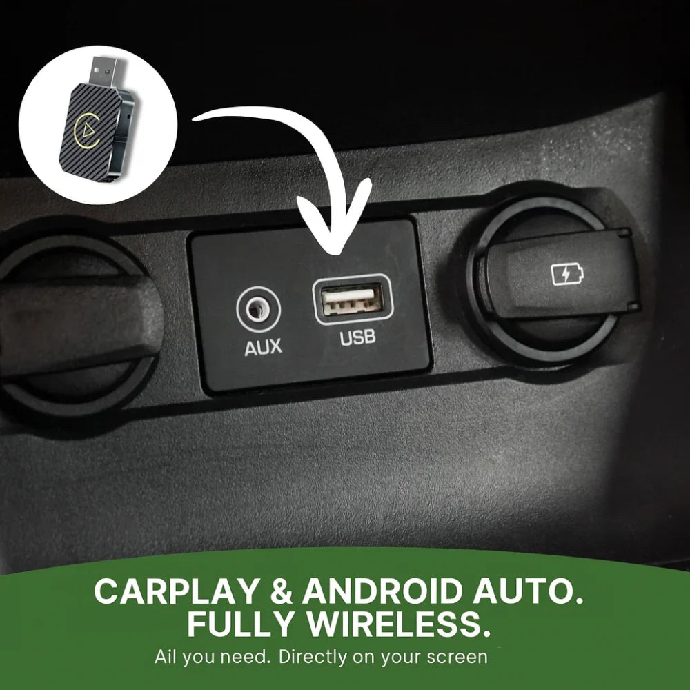 CarPlay & Android Auto Adapter Wireless Plug-And-Play USB