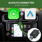 CarPlay & Android Auto Adapter Wireless Plug-And-Play USB