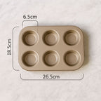Carbon Steel Non-Stick Cupcake & Muffin Pan (6/9/12 Holes)