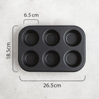 Carbon Steel Non-Stick Cupcake & Muffin Pan (6/9/12 Holes)