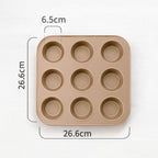 Carbon Steel Non-Stick Cupcake & Muffin Pan (6/9/12 Holes)