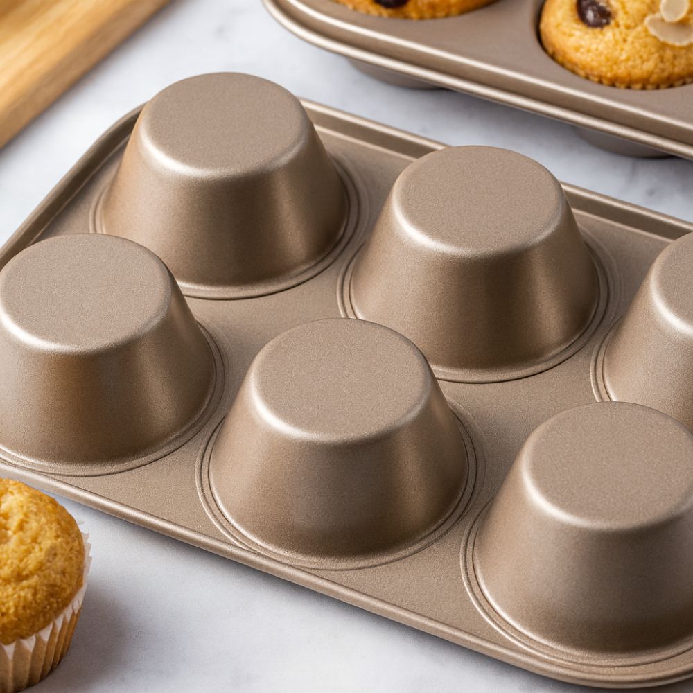 Carbon Steel Non-Stick Cupcake & Muffin Pan (6/9/12 Holes)