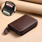Card Holder Leather Slim Multiple Card Slots
