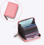 Card Holder Leather Slim Multiple Card Slots